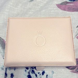 Pink leather pandora jewelry box